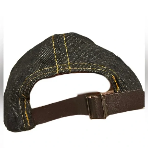 Black Rhinestone Star Cap - Picture 2 of 2